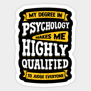 Psychology Psychologist Gift Sticker